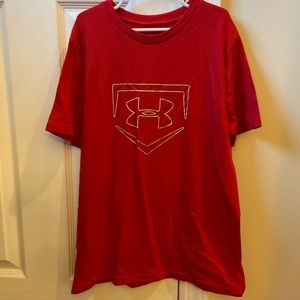 Youth Red Under Armour T-Shirt